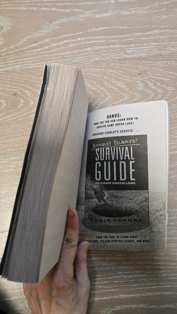 Holes (구덩이) 영어 원서: 루이스 사카 뉴베리상 수상작 이미지