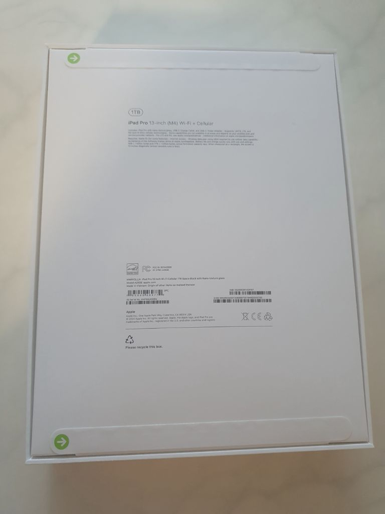 (미개봉) 아이패드 프로 13 M4 1TB 셀룰러 나노텍스쳐 이미지