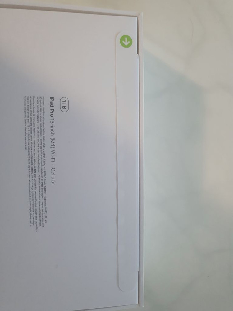 (미개봉) 아이패드 프로 13 M4 1TB 셀룰러 나노텍스쳐 이미지