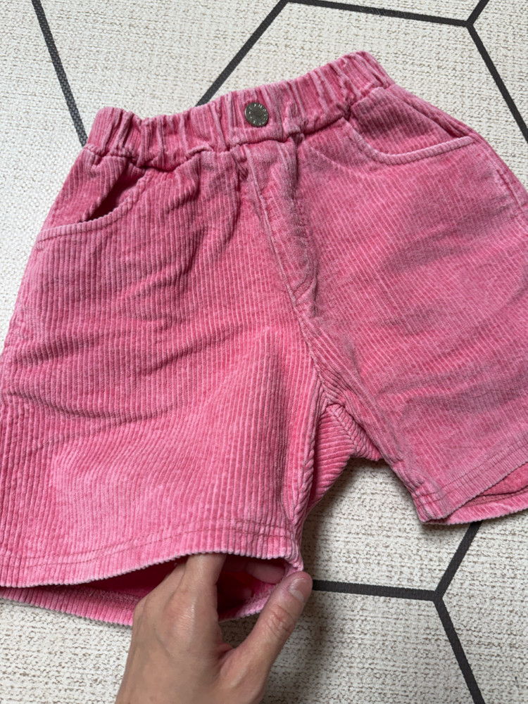 유아바지/아기옷/엘리몰리/남대문아동복/코듀로이반바지/핑크바지/유아옷 이미지