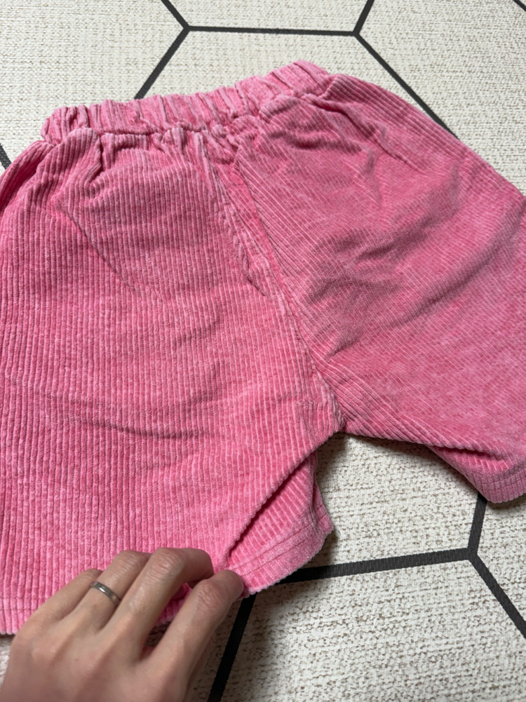 유아바지/아기옷/엘리몰리/남대문아동복/코듀로이반바지/핑크바지/유아옷 이미지