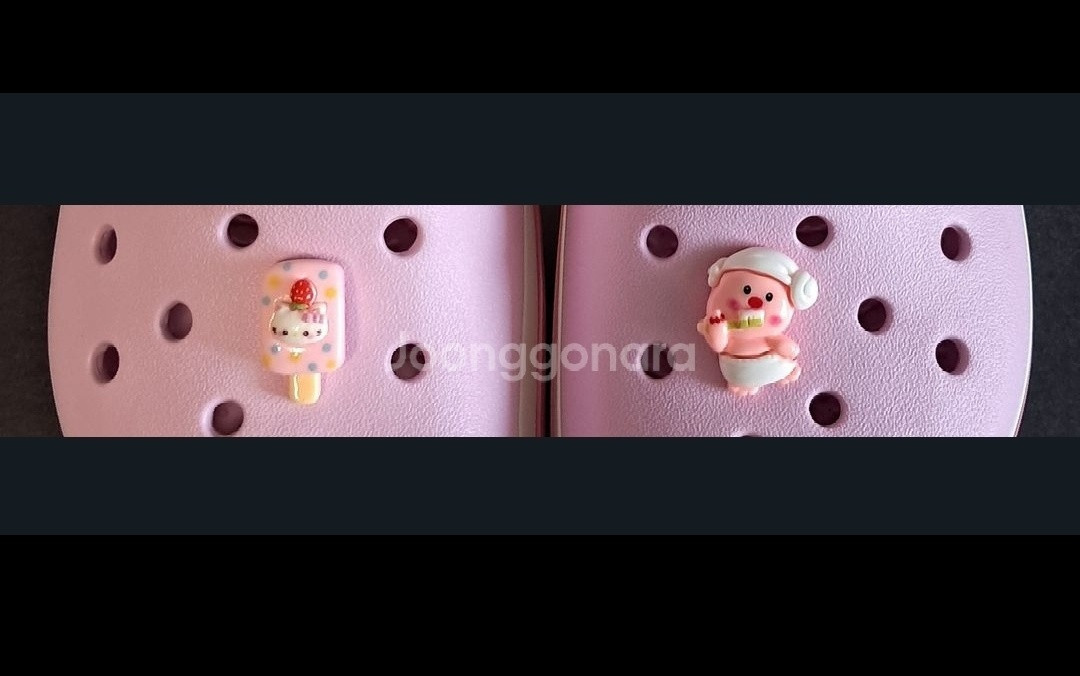 크록스정품240 J6 발레리나핑크 지비츠포함 거의새거 이미지