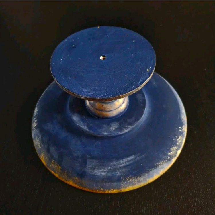 앤틱빈티지 포크아트 스탠드 디저트 접시 트레이 받침대 플레이팅접시 이미지