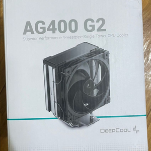 딥쿨 ag400 g2 cpu 쿨러 단순개봉 팝니다 이미지
