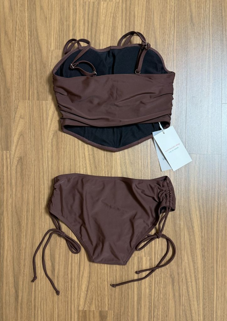 아이엠클레어 뷔스티에 비키니 세트 수영복(사이즈 m) 이미지