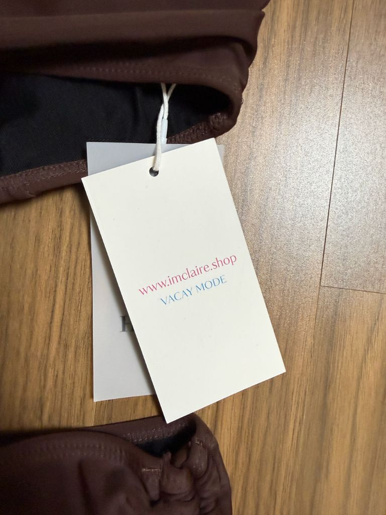 아이엠클레어 뷔스티에 비키니 세트 수영복(사이즈 m) 이미지