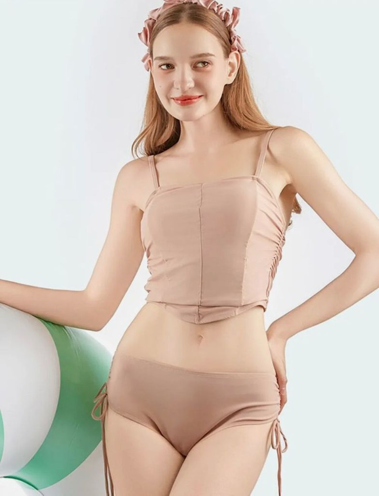 아이엠클레어 뷔스티에 비키니 세트 수영복(사이즈 m) 이미지