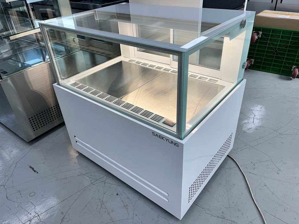 세경 1단 쇼케이스냉장고 낮은쇼케이스 업소용 카페 케이크진열 화이트 이미지