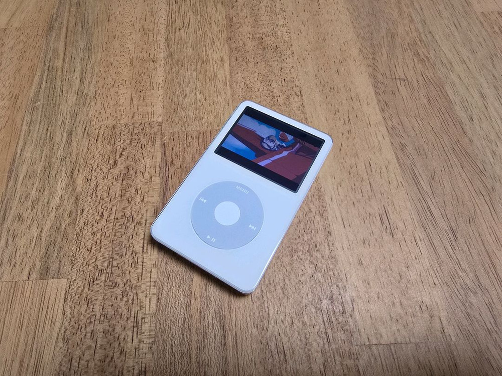 아이팟(ipod) 클래식 5세대(우유팟) SSD 128GB, 3000mAh 개조버젼 이미지