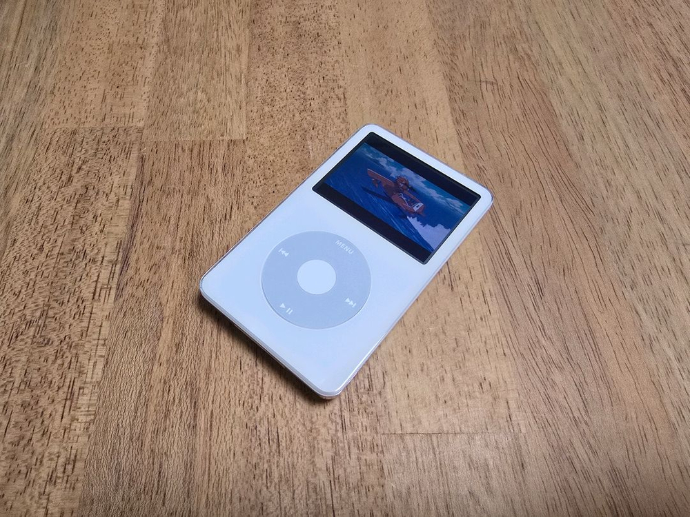 아이팟(ipod) 클래식 5세대(우유팟) SSD 128GB, 3000mAh 개조버젼 이미지