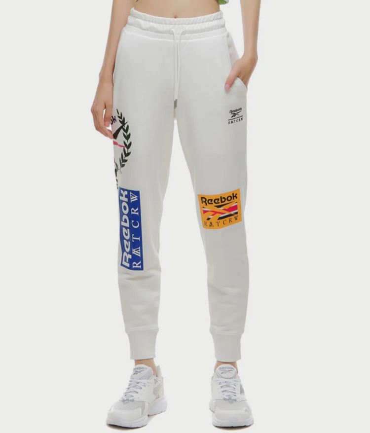 새상품 리복 로맨틱크라운 클래식 팬츠 오트밀 M 스웨트팬츠 조거 트레이닝 이미지