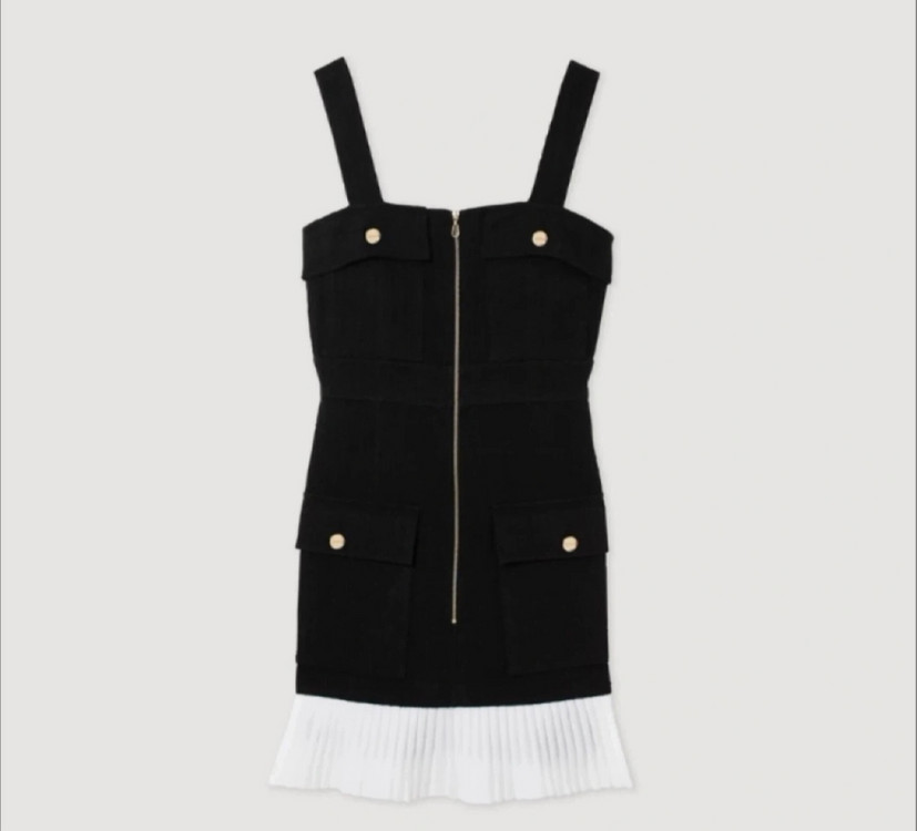 산드로 플리츠 원피스 55 이미지