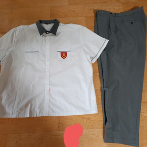 경성고 고등학교 교복 남방 회색 바지 몇번 입어써요 필요하신 분들은 편하게 보세요 전체세트 60000 이미지