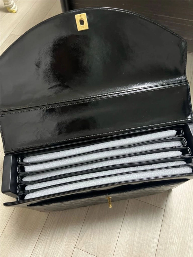 샤넬 브리프케이스 램스킨 서류가방 이미지