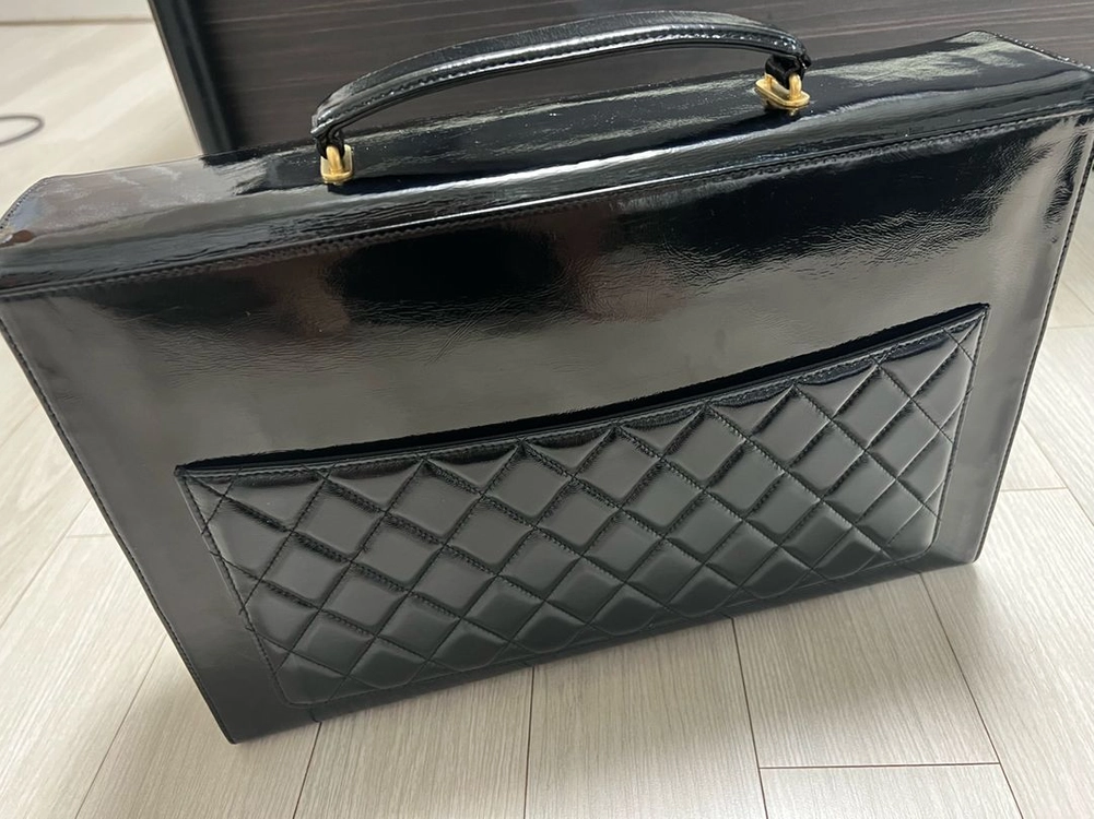 샤넬 브리프케이스 램스킨 서류가방 이미지