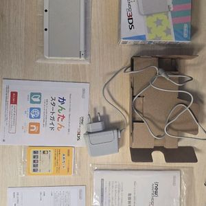 시리얼일치 닌텐도 new 3ds 화이트 박스셋 뉴작다수 충전기포함 이미지