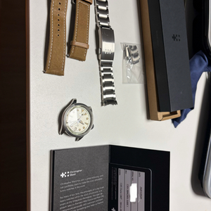 크와드 듄 gmt 크림판 38mm 구형브슬+재치 캔버스 풀구성 이미지