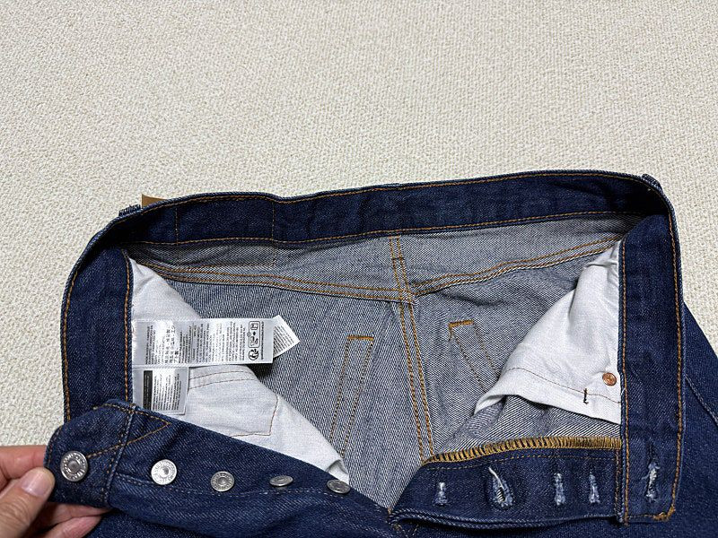 리바이스 501 청바지 남성용 32인치 이미지