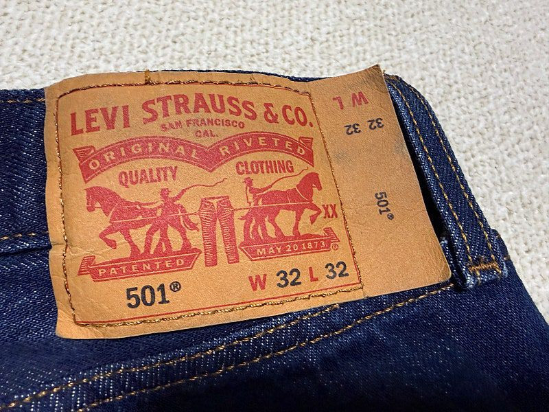 리바이스 501 청바지 남성용 32인치 이미지