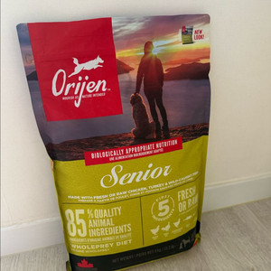 (미개봉) 오리젠 시니어 강아지 사료 6kg 이미지
