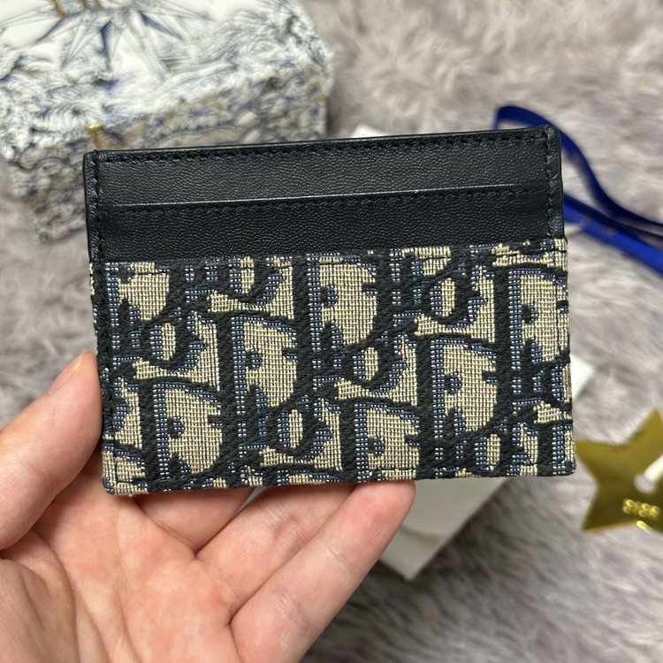 [풀구성] 디올 오블리크 몽테인30 카드지갑 베이지 이미지