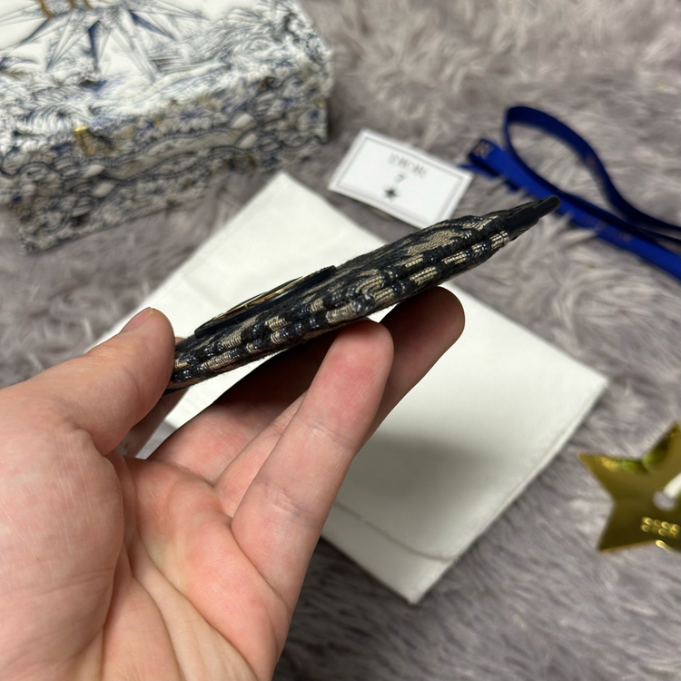 [풀구성] 디올 오블리크 몽테인30 카드지갑 베이지 이미지