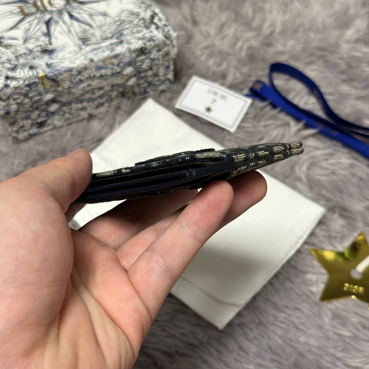 [풀구성] 디올 오블리크 몽테인30 카드지갑 베이지 이미지