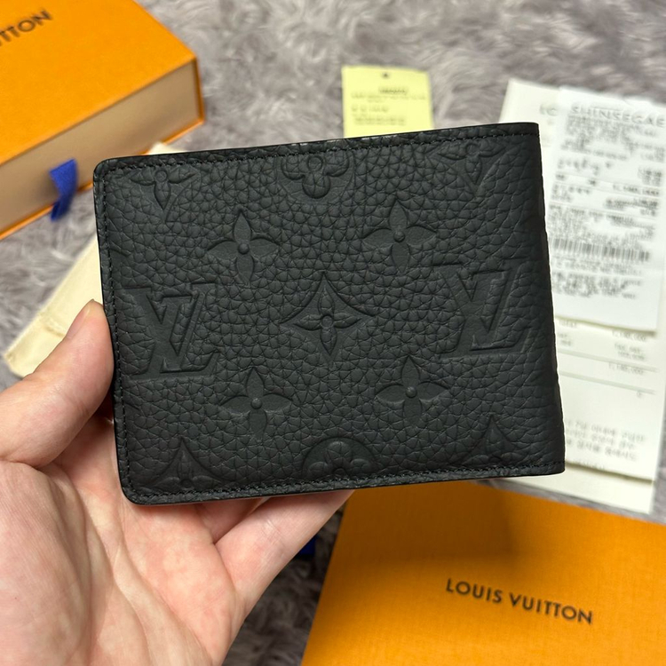 [풀구성] 루이비통 이클립스 토뤼옹 멀티플 월릿 반지갑 블랙 이미지