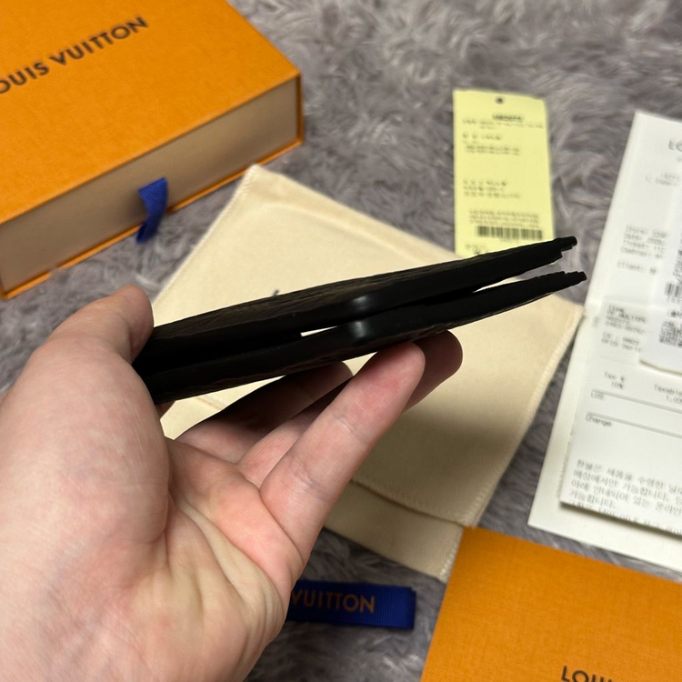 [풀구성] 루이비통 이클립스 토뤼옹 멀티플 월릿 반지갑 블랙 이미지