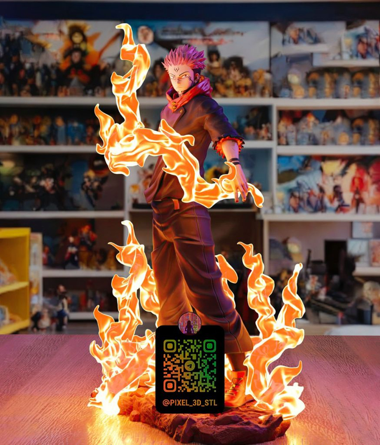 주술회전 스쿠나 레진 피규어 제작 판매 이미지