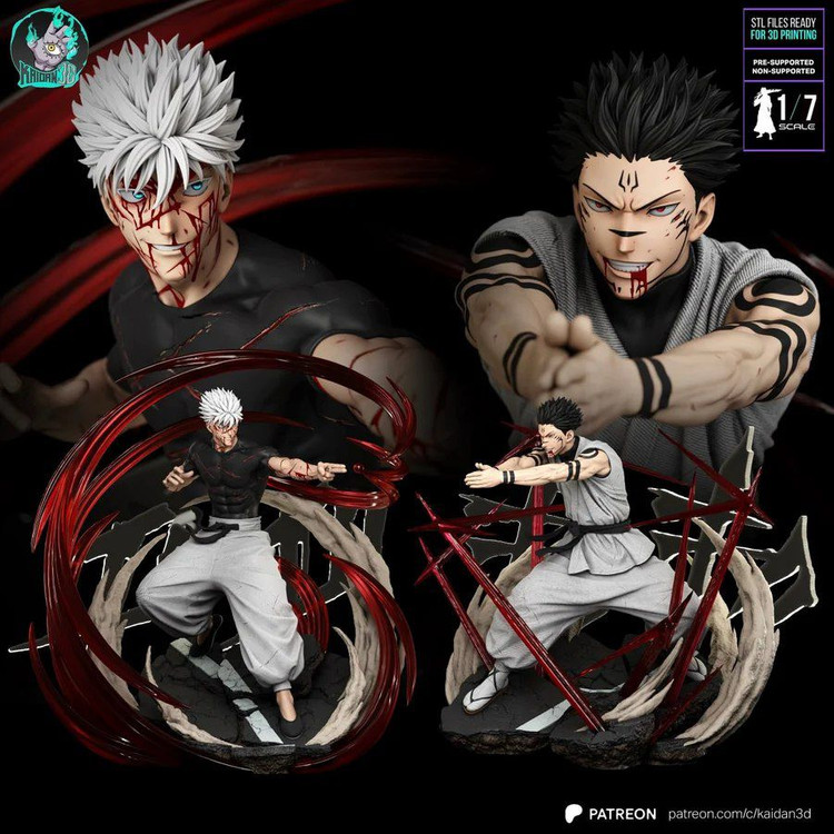 주술회전 스쿠나 레진 피규어 제작 판매 이미지