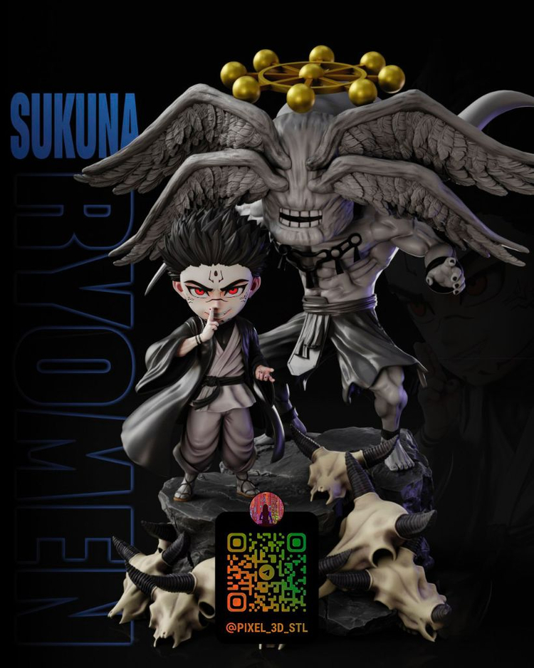 주술회전 스쿠나 레진 피규어 제작 판매 이미지