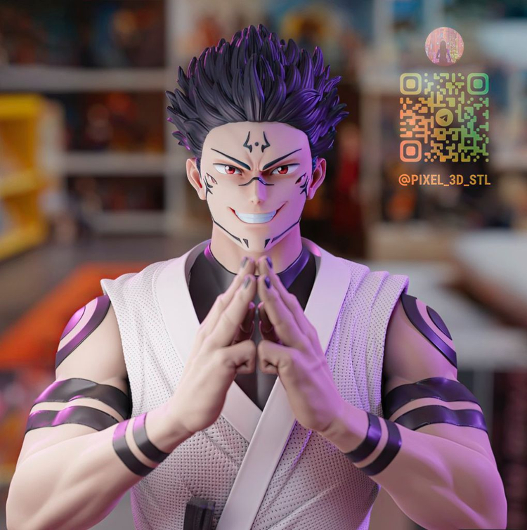 주술회전 스쿠나 레진 피규어 제작 판매 이미지