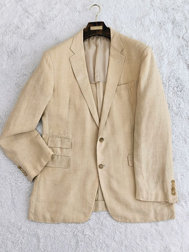 랄프로렌 퍼플라벨 린넨 블레이저 [ 로로피아나 에르메스 톰포드 루이비통 쿠치넬리 벨루티 루이비통 디올 ] 이미지