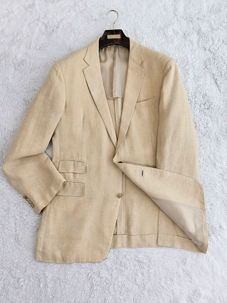 랄프로렌 퍼플라벨 린넨 블레이저 [ 로로피아나 에르메스 톰포드 루이비통 쿠치넬리 벨루티 루이비통 디올 ] 이미지