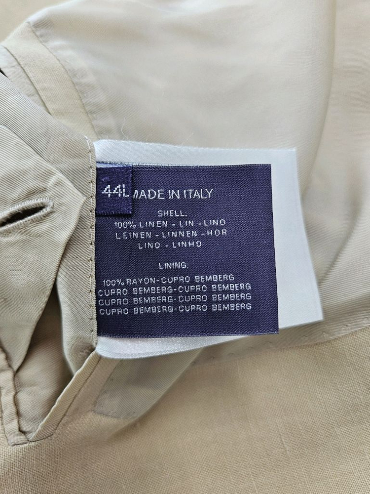 랄프로렌 퍼플라벨 린넨 블레이저 [ 로로피아나 에르메스 톰포드 루이비통 쿠치넬리 벨루티 루이비통 디올 ] 이미지