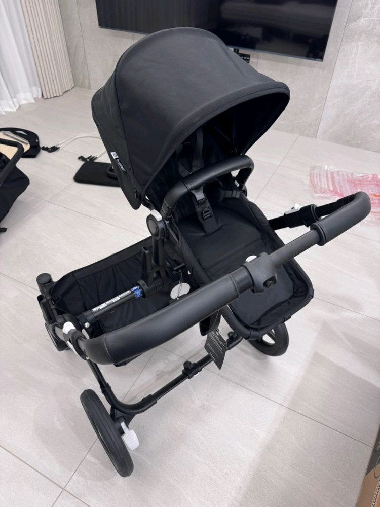 (새제품)부가부 동키5 쌍둥이 유모차 + 카시트 어댑터 이미지