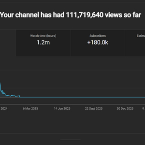 17만명 총 조회수 1억회 유튜브 채널 이미지