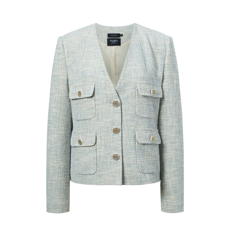 질스튜어트(JILLSTUART) 스트레치 면혼방 트위드자켓 55-66 이미지