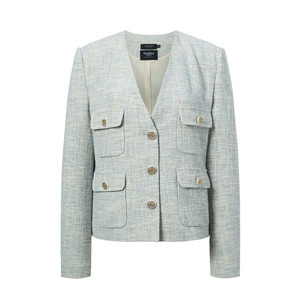 질스튜어트(JILLSTUART) 스트레치 면혼방 트위드자켓 55-66 이미지