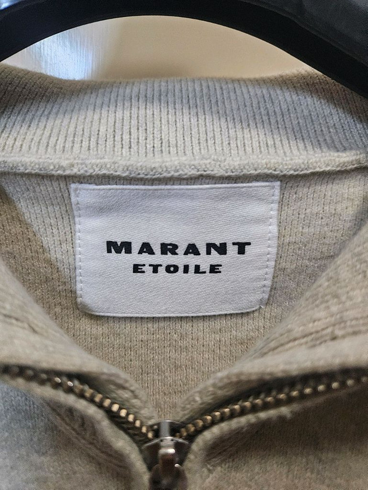 38) 이자벨 마랑 Isabel Marant 하프 지퍼 로고 니트 이미지