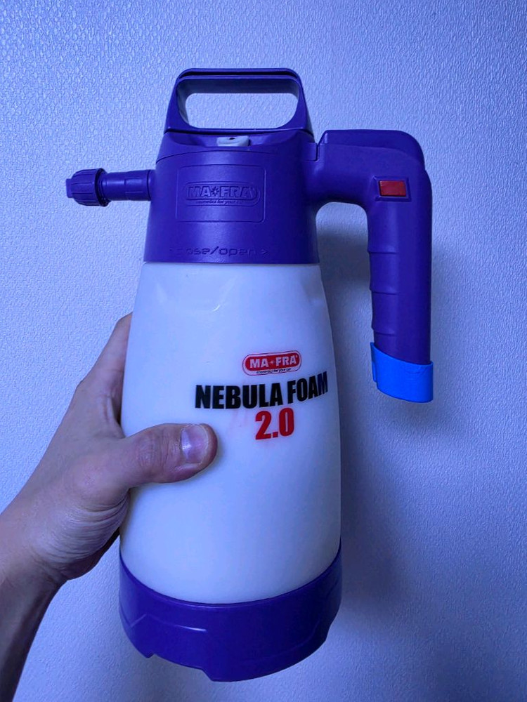 세차용품)) IK 마프라 네뷸라 폼 프로 2.0+전동펌프거치대 팝니다 이미지