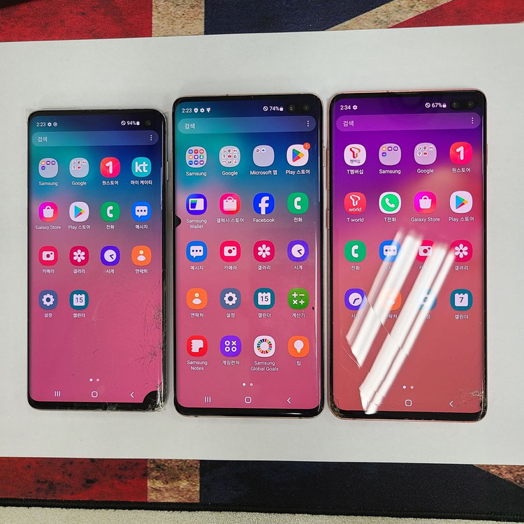 삼성 갤럭시 S10시리즈 노트10 틱톡폰 게임폰 코인폰 유튜브폰 서브폰 어플폰 가성비 대량 소량 이미지