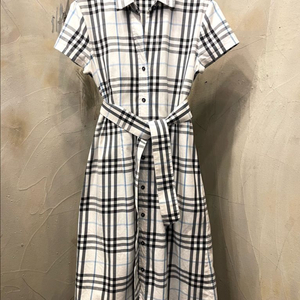 버버리 런던 체크 벨티드 원피스 55~66 이미지