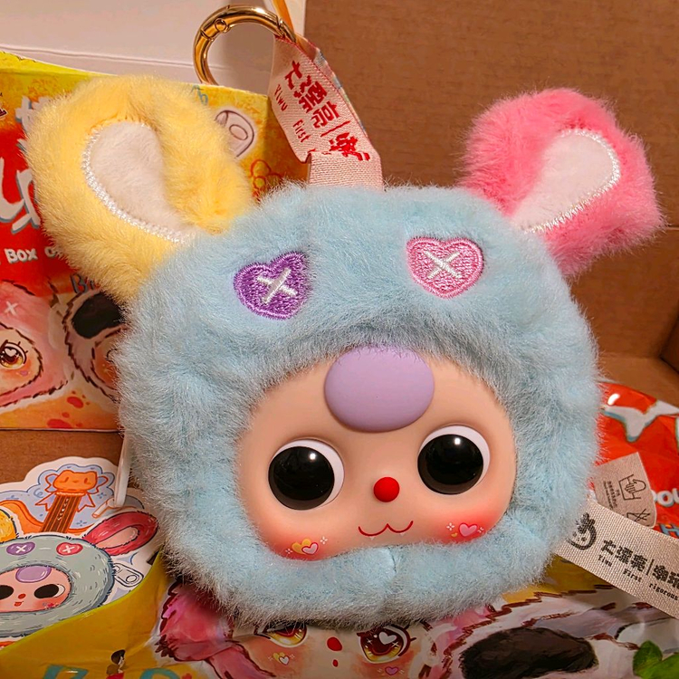 베이비쓰리 토끼/ 몽키 인형 지갑 파우치 새상품 이미지