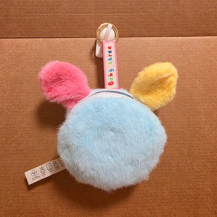 베이비쓰리 토끼/ 몽키 인형 지갑 파우치 새상품 이미지