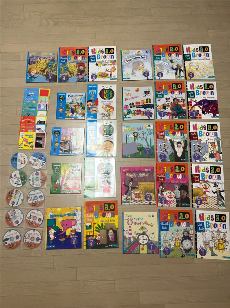 영어 그림책 원서/ 키즈브라운 2.0 7권, 루키브라운 3권 (워크북, CD, 단어장 구성) 이미지