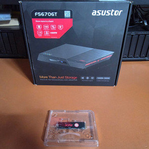 아수스 FS6706T 2.5G 네트워크 지원 M.2 6베이 나스 + ADATA 1TB SSD[D램탑제] 포함 이미지