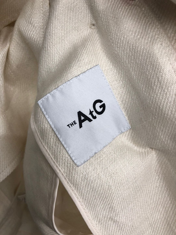 더엣지 린넨100 숏 자켓 오트밀 55 이미지