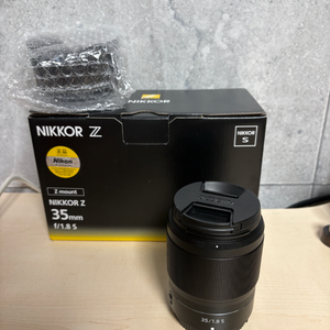 니콘 nikkor z 35mm 1.8s 렌즈 이미지